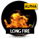 Long Fire With Alpha - Slow Long Fire With Alpha - Slow - VideoHive Item for Sale