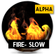 Turbulent Fire With Alpha - Slow Turbulent Fire With Alpha - Slow - VideoHive Item for Sale