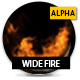 Wide Fire With Alpha 01 Wide Fire With Alpha 01 - VideoHive Item for Sale