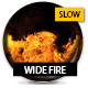 Wide Fire With Alpha - Slow 01 Wide Fire With Alpha - Slow 01 - VideoHive Item for Sale