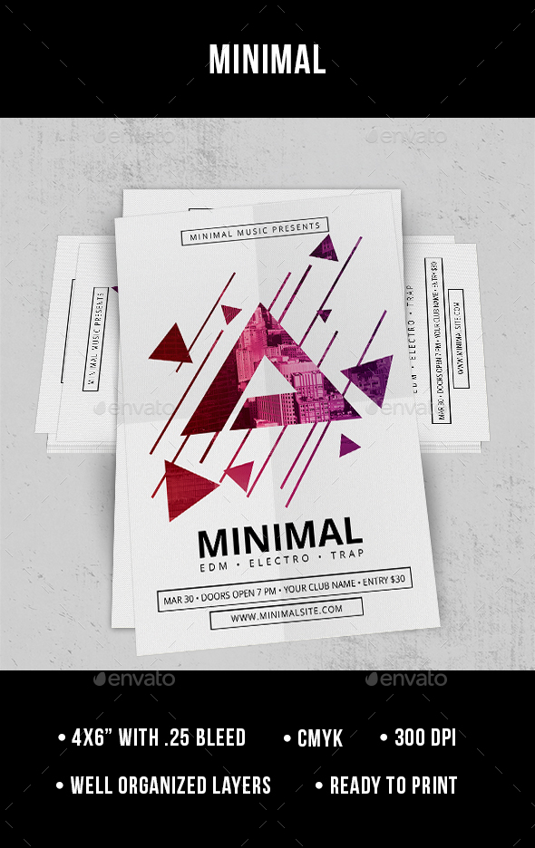 Minimal - Flyer - Clubs & Parties Events