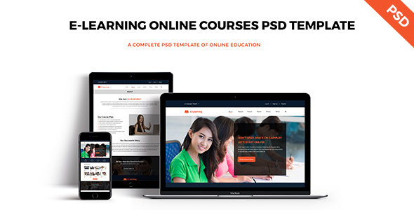 E-LEARNING Online Education - ThemeForest 19599702