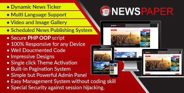 Newspaper - Responsive News, Magazine and Blog CMS Script - CodeCanyon Item for Sale