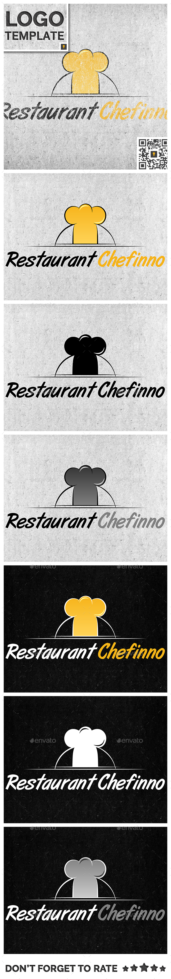 Restaurant Chefinno Logo - Food Logo Templates