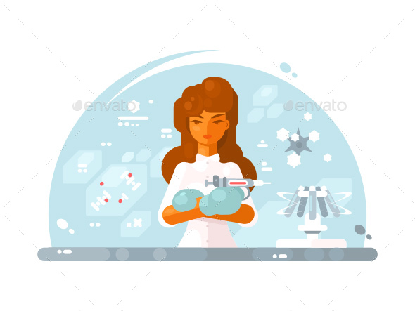 Vaccination Medical Planned - People Characters