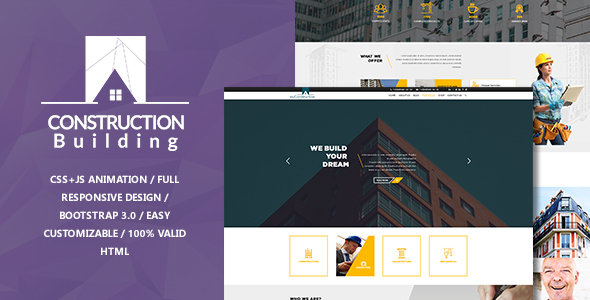 myConstruction - Bootstrap - ThemeForest 19601215