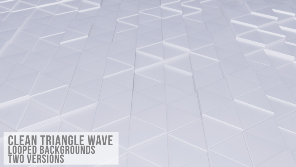 Clean Triangle Wave Background