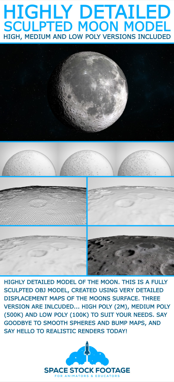 The Moon - 3Docean 19602440