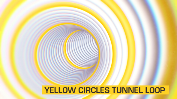 Yellow Circles Tunnel Loop