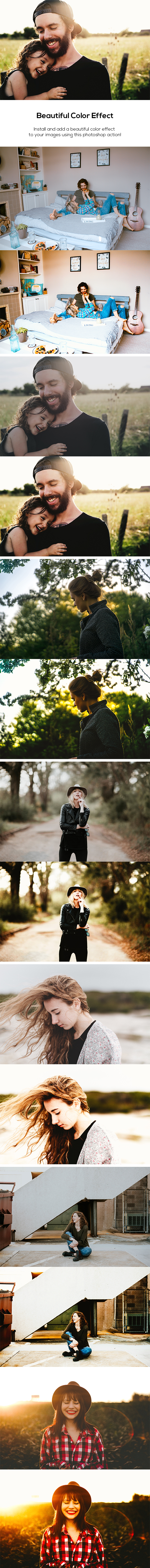 Color Effect Action - Photo Effects Actions