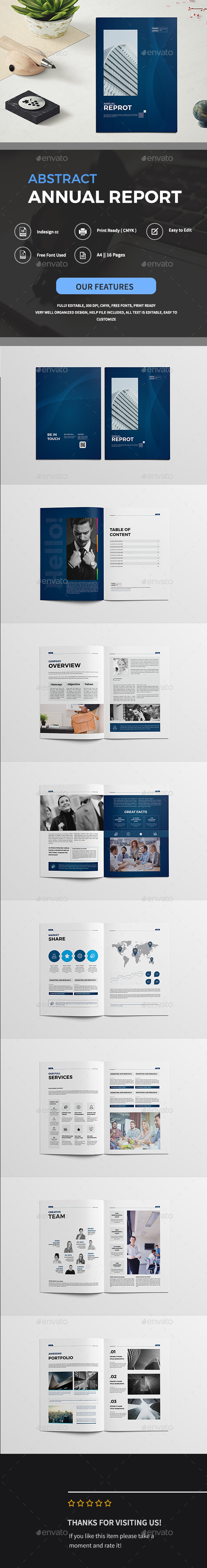 Abstract Annual Reprot Brochure - Corporate Brochures