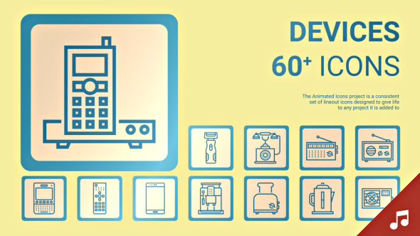 Devices Icons - Animated Icon and Elemens Pack