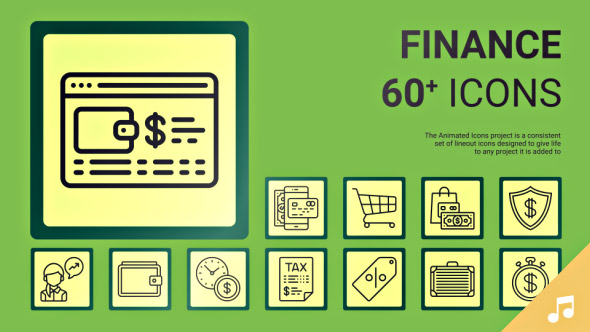 Finance & Business - Animated Icons Pack