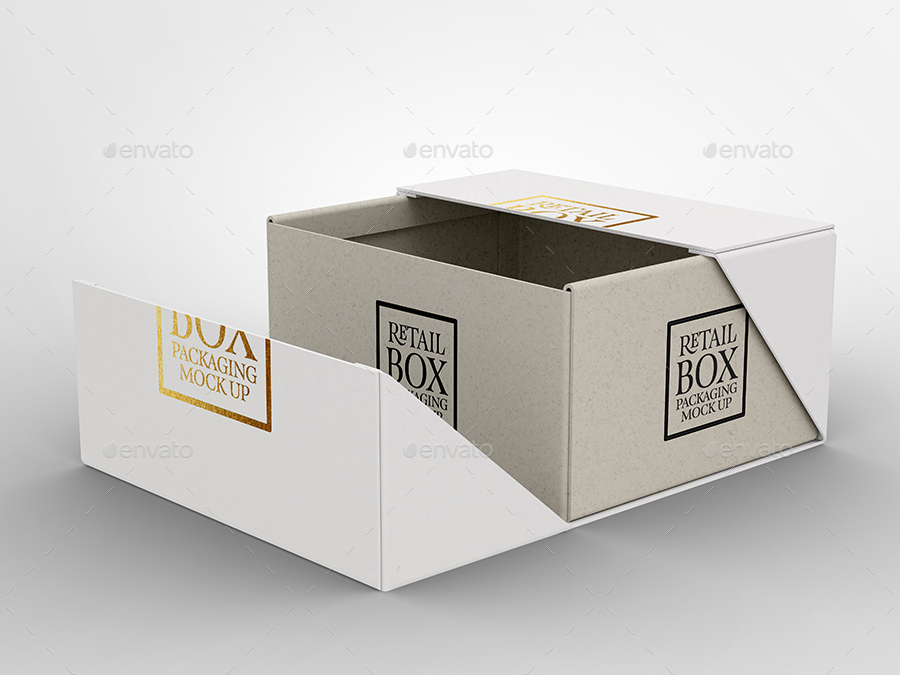 Retail Boxes Vol.3: Fold Up Box Packaging Mock Ups By Ina717 | GraphicRiver