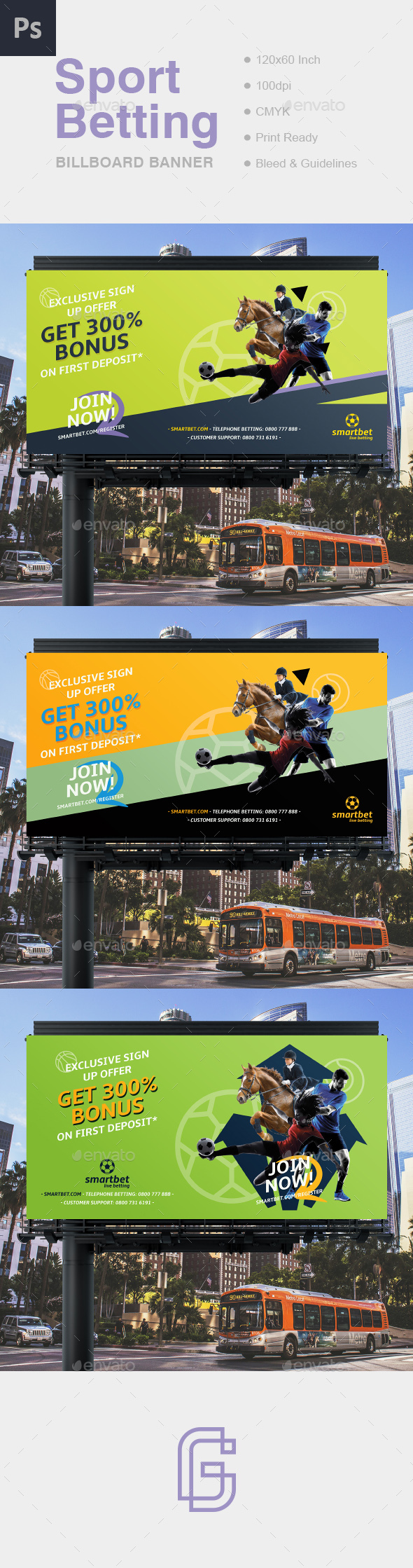 Betting Billboard Banner - Signage Print Templates