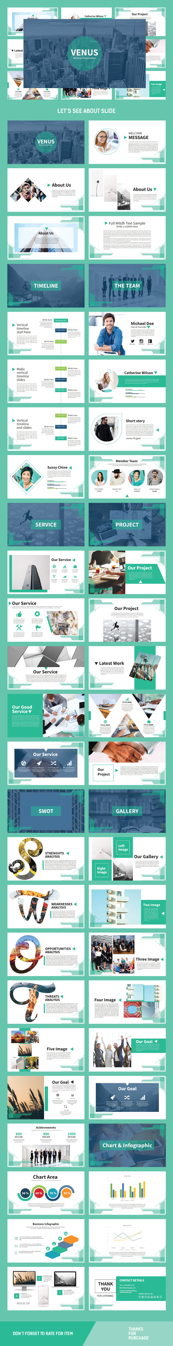 Venus keynote Template - Business Keynote Templates