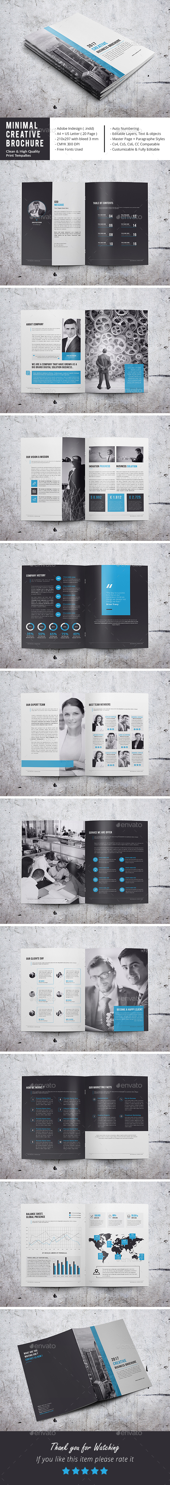 Minimal Corporate Brochure - Corporate Brochures