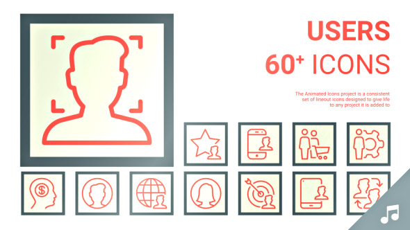 User /People/Person Animated Icon Set
