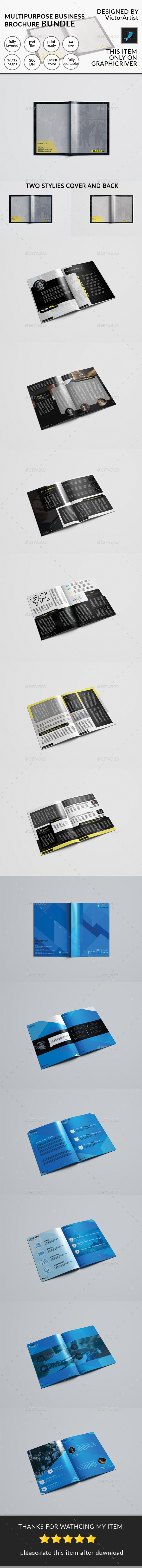 Company Brochure Bundel - Brochures Print Templates