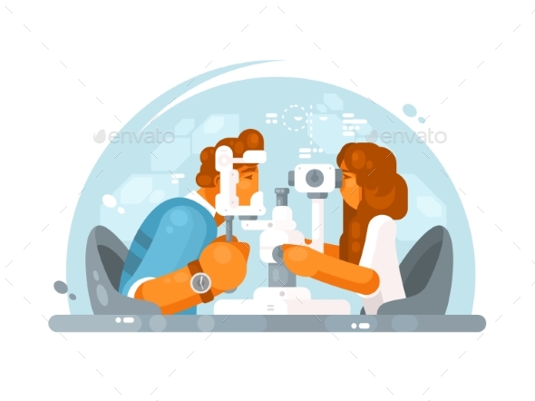 Ophthalmologist Doctor Woman - People Characters