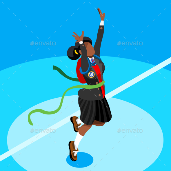 Student Kid College School Isometric Person - People Characters