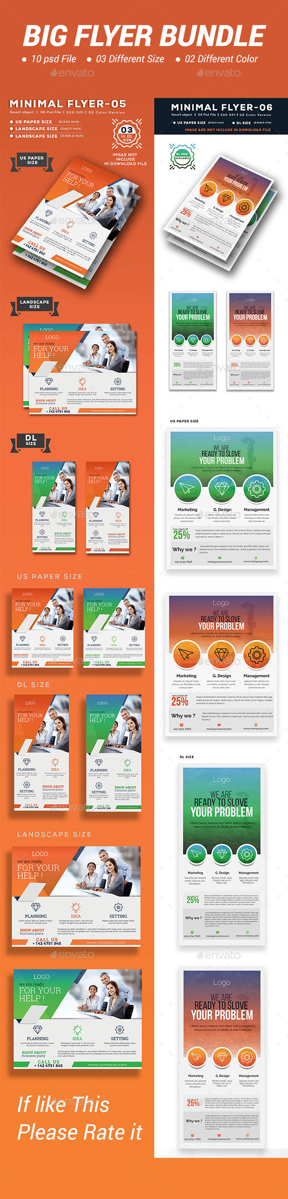 Flyer Bundle - Flyers Print Templates