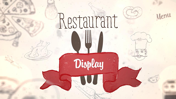 Restaurant Display | After Effects Template
