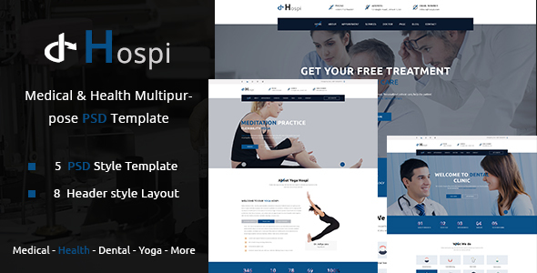 Hospi - MedicalHealth - ThemeForest 19532030