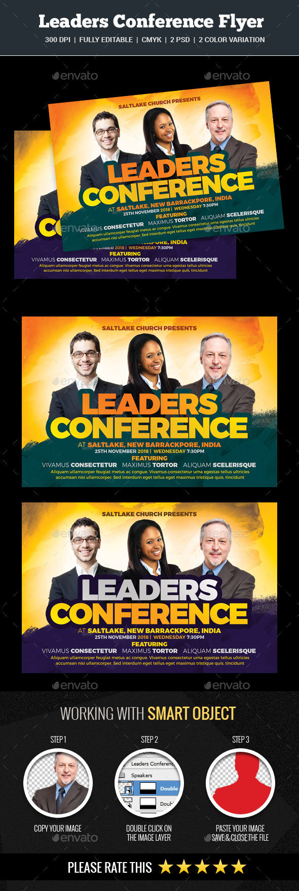 Leaders Conference Flyer - Church Flyers
