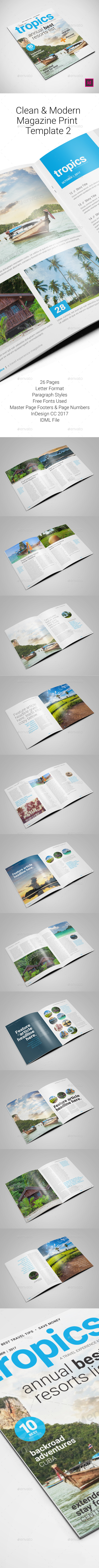 Travel Magazine - Magazines Print Templates