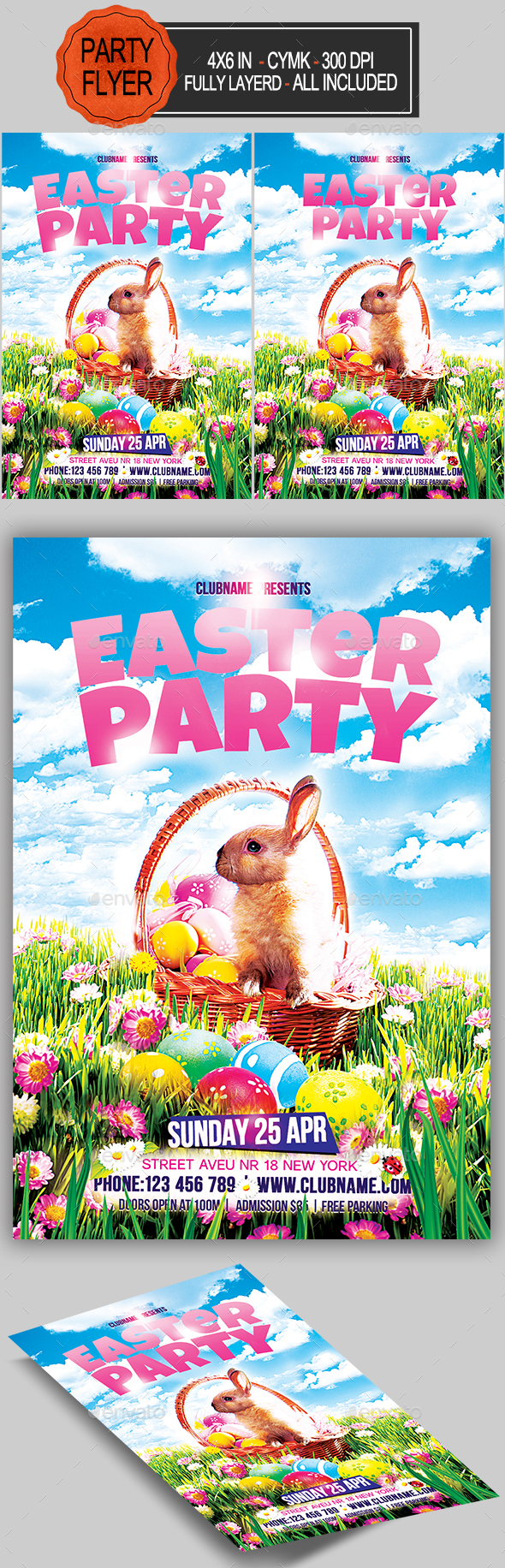 Easter Party Flyer - Holidays Events