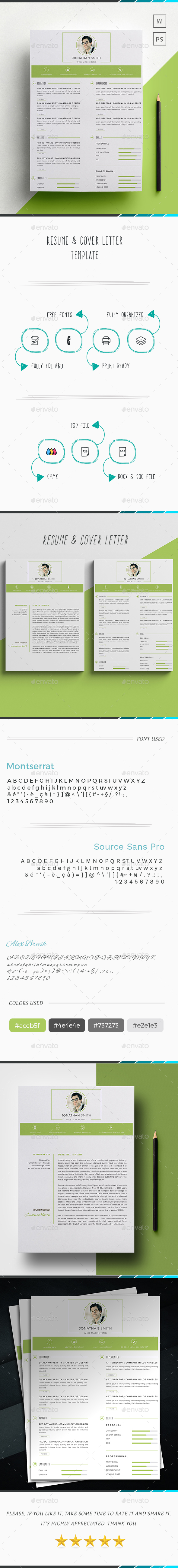 Clean Resume - Resumes Stationery