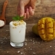 Process of Making a Homemade Yogurt with Fresh Mango Slices - VideoHive Item for Sale