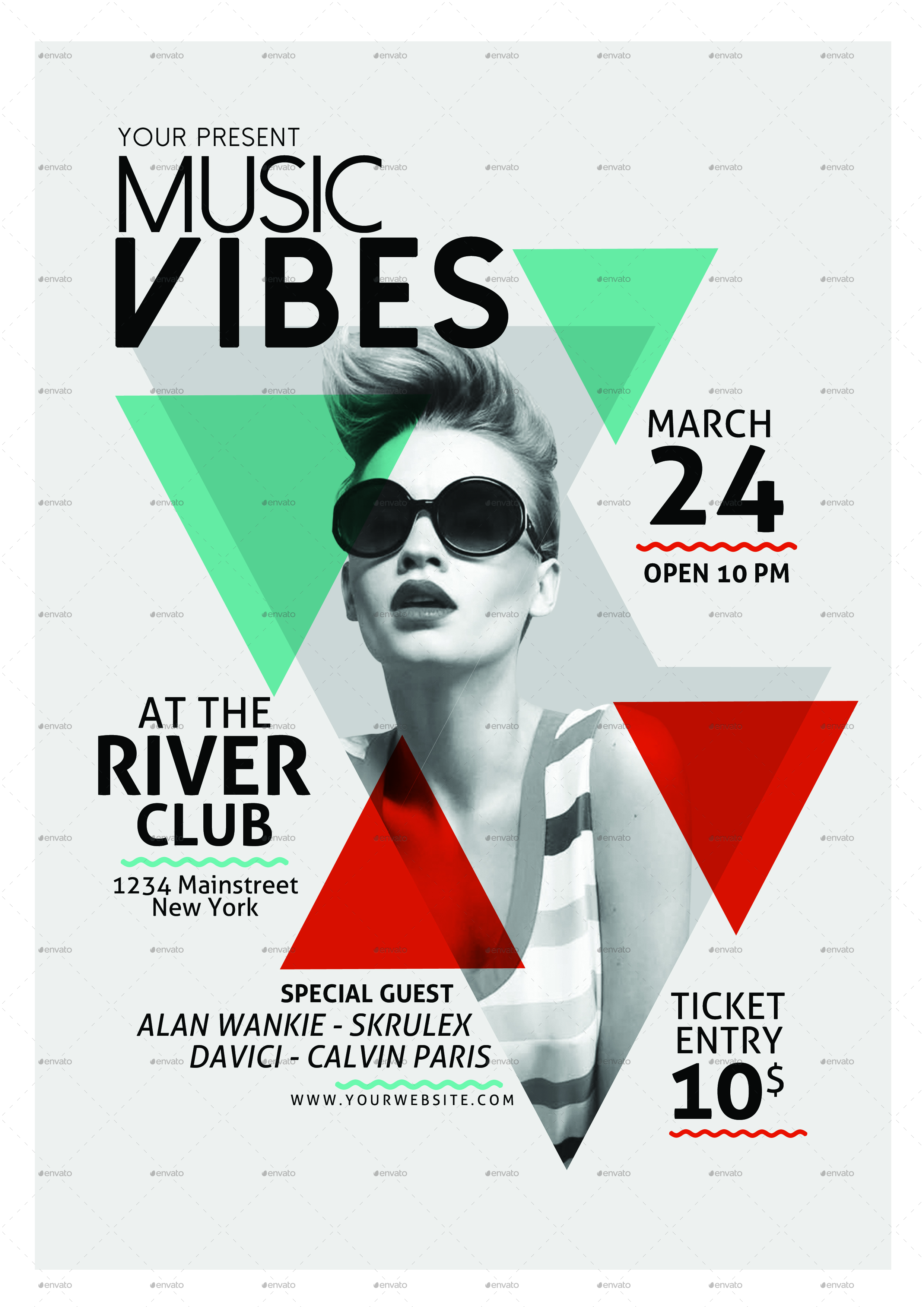 Music Flyer Template from s3.envato.com