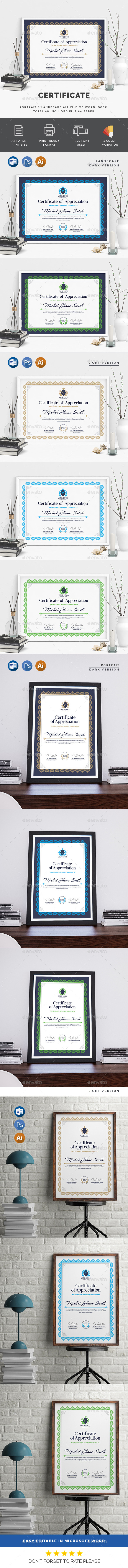 Certificate - Certificates Stationery