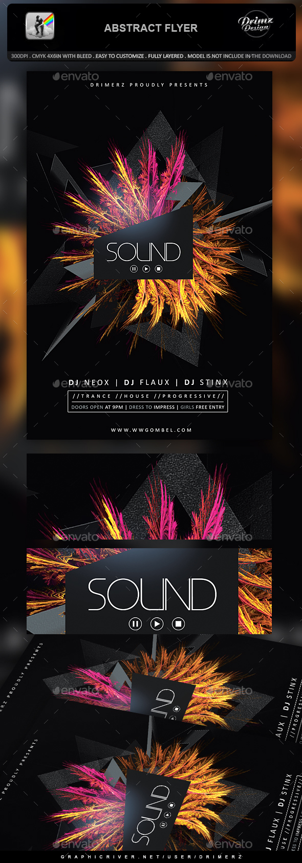 Abstract Flyer - Events Flyers