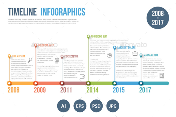 Timeline - Infographics
