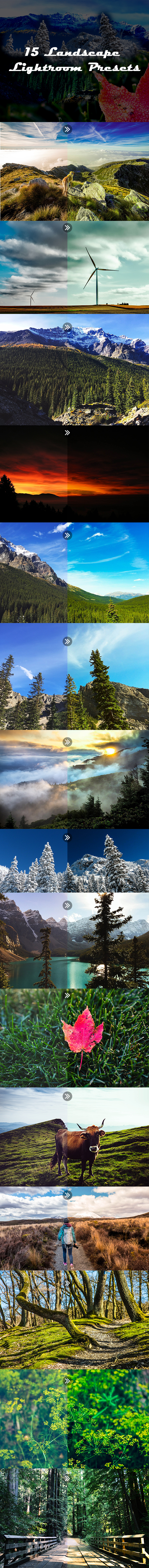 15 Landscape Lightroom Presets - Landscape Lightroom Presets