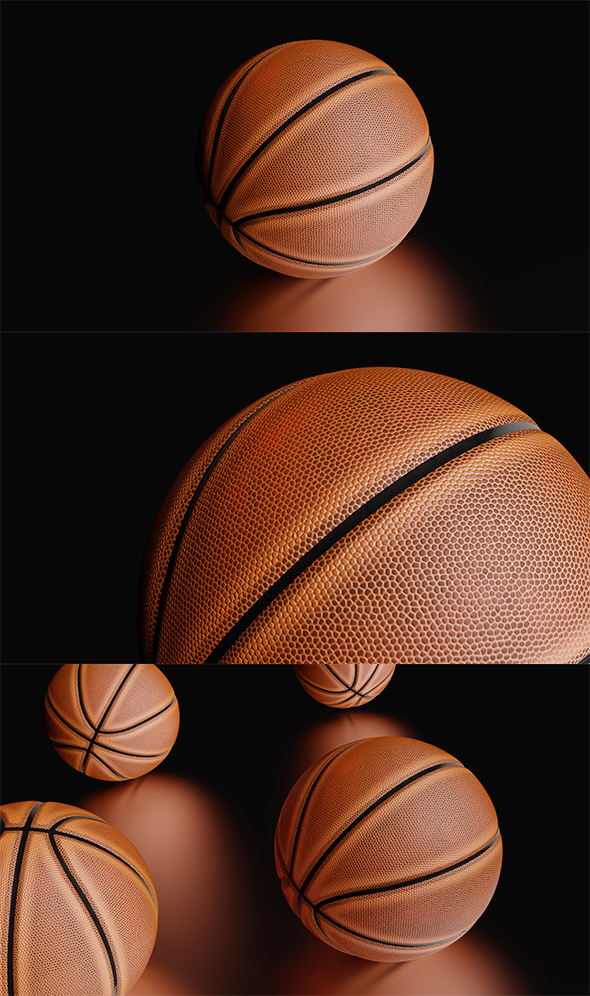 High Detailed Basketball - 3Docean 19613224