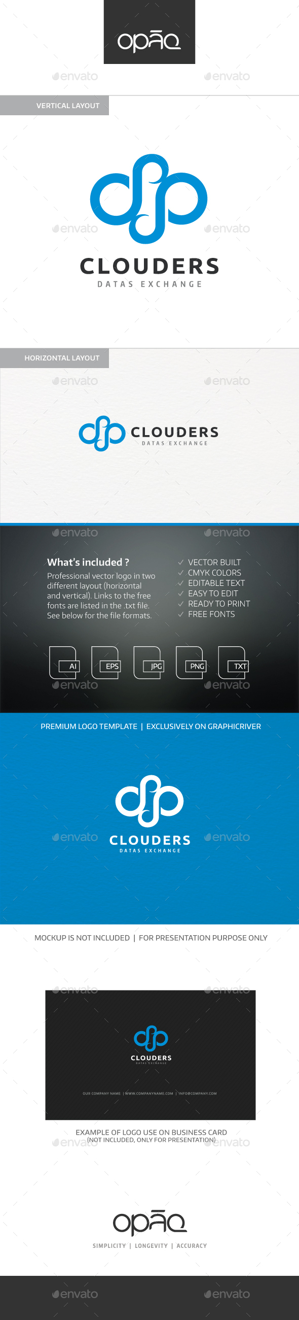 Cloud Synergy Logo - Objects Logo Templates