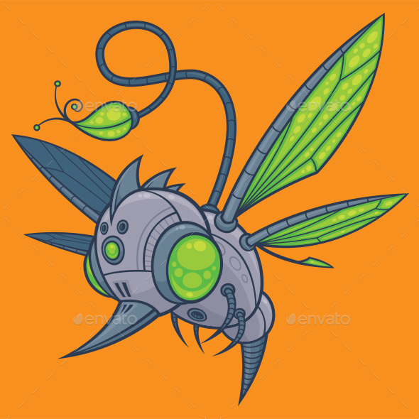 Flying Robot - Miscellaneous Characters