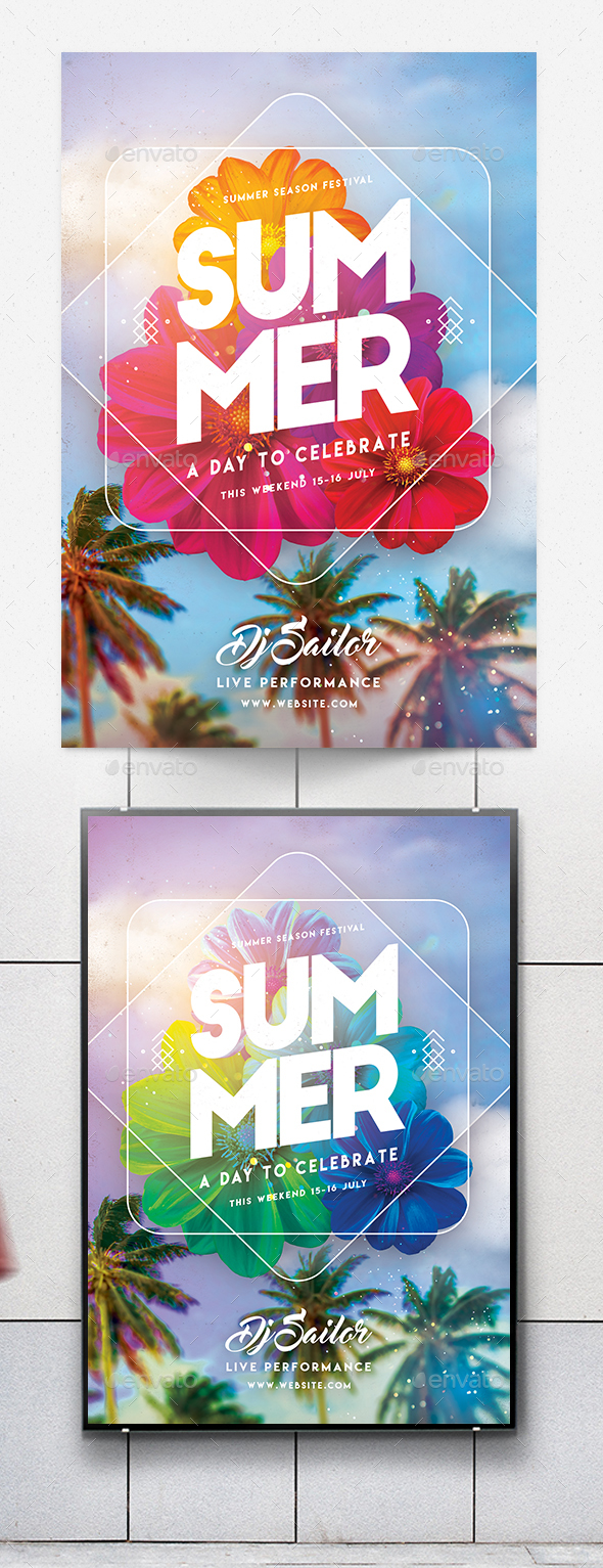 Summer Flyer - Clubs & Parties Events