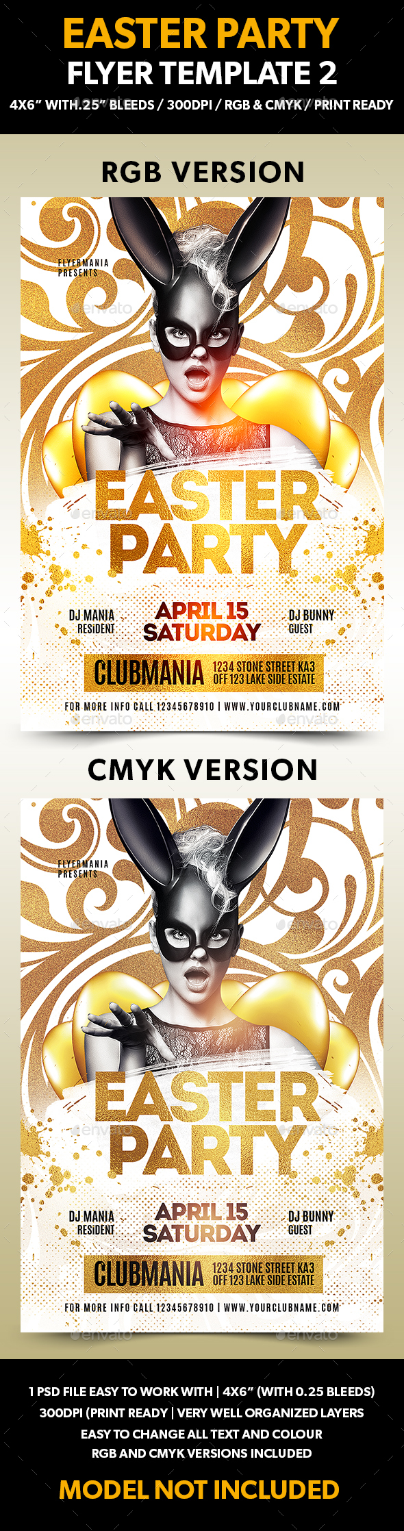 Easter Party Flyer Template 2 - Events Flyers