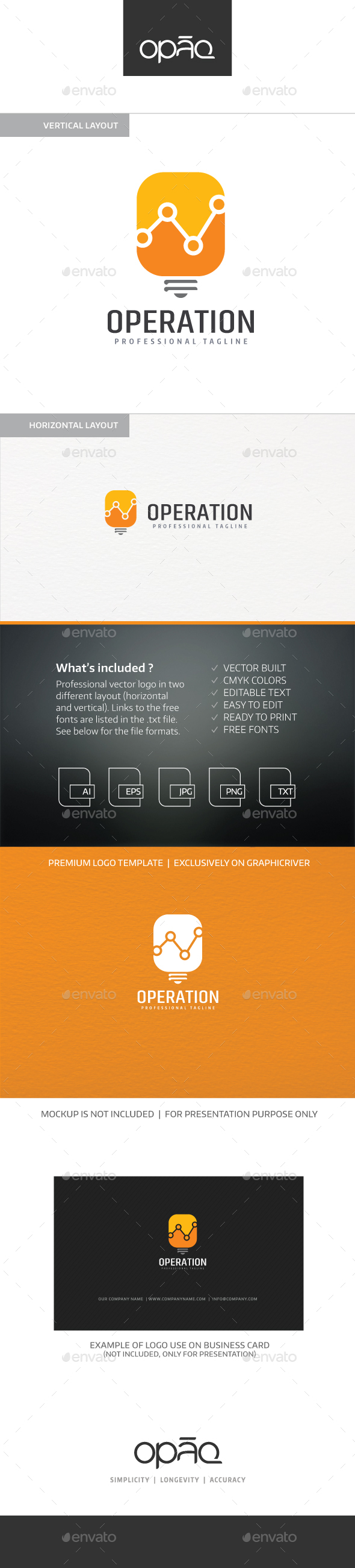 Metric Light Statistics Logo - Symbols Logo Templates