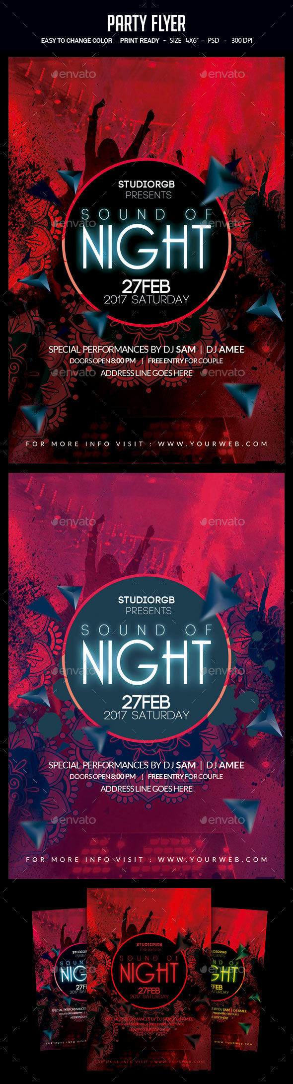 Party Flyer - Clubs & Parties Events