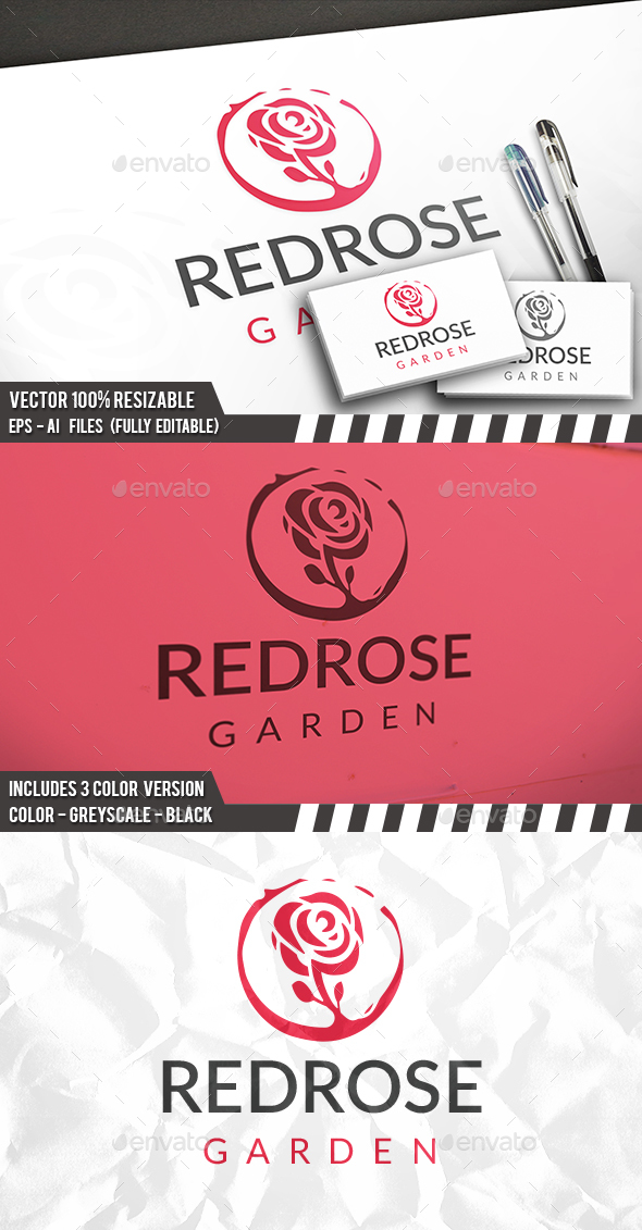 Rose Logo - Nature Logo Templates