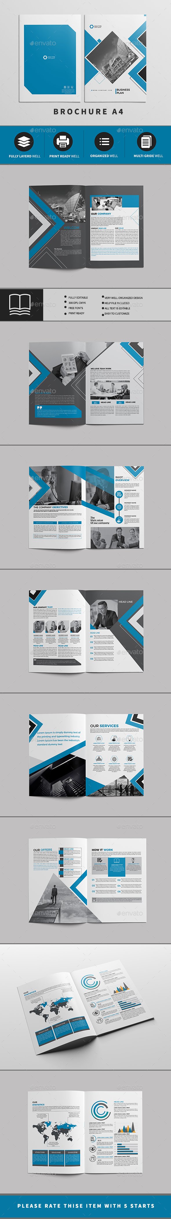 Brochure 16 Page - Brochures Print Templates