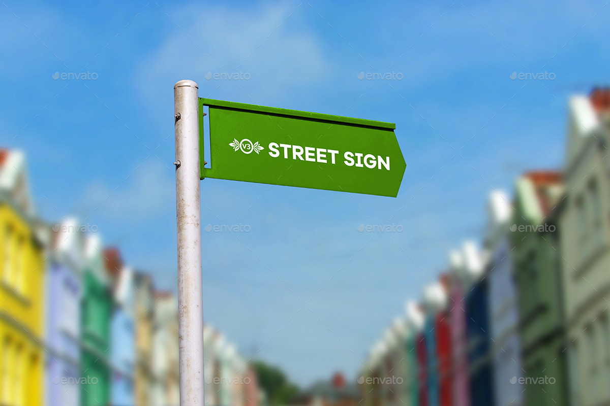 Download Street sign Mock-Up by Xepeec | GraphicRiver
