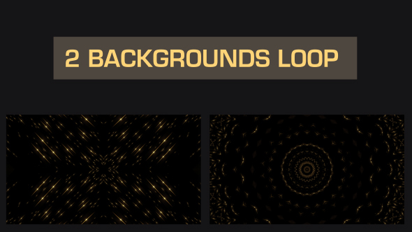 Gold Kaleidoscope Backgrounds