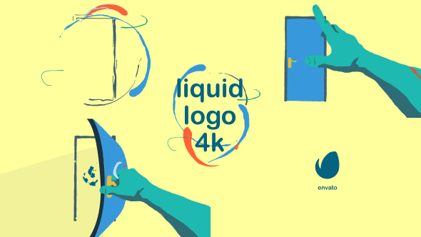 Liquid Logo 4K - VideoHive 19619497